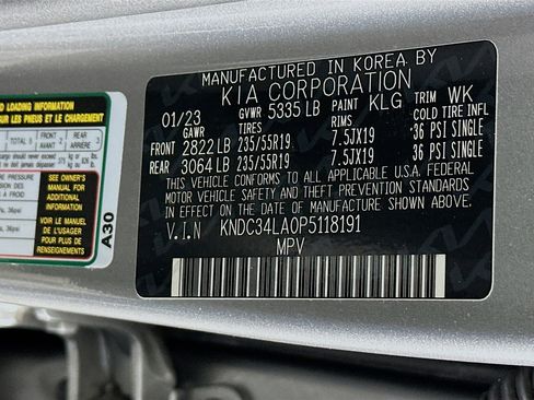 Used 2023 Kia EV6 Wind w/ Wind Technology Package RWD image 12