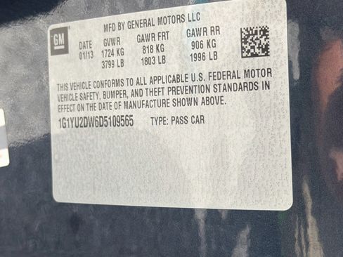 Used 2013 Chevrolet Corvette Grand Sport w/ Battery Protection Package RWD image 39