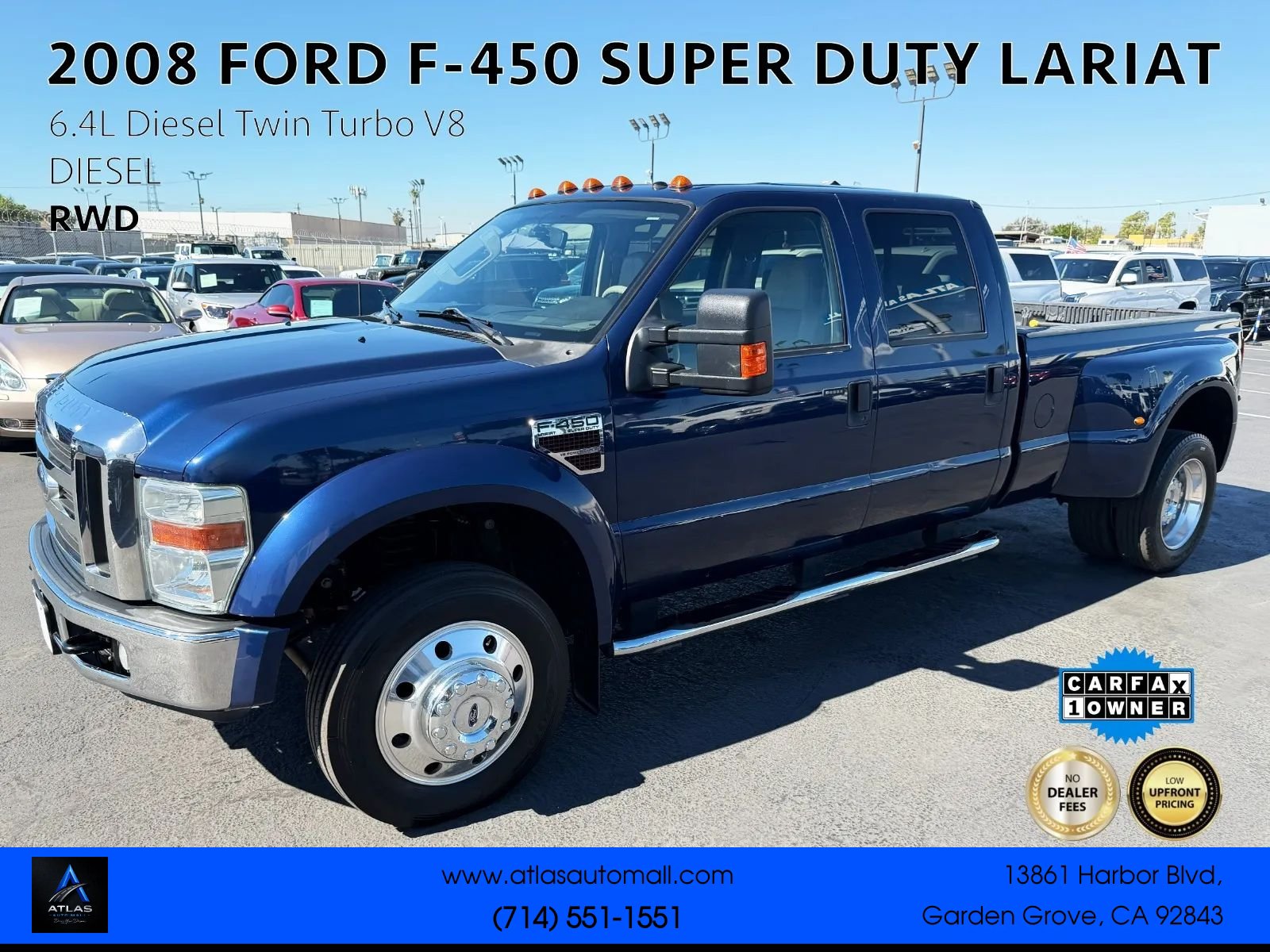Used 2008 Ford F450 Lariat RWD image 1