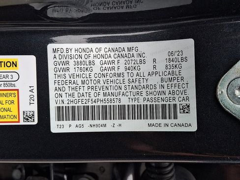 Used 2023 Honda Civic Sport image 25