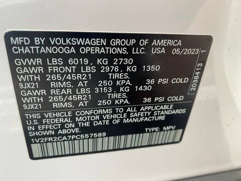 Used 2023 Volkswagen Atlas SEL Premium AWD/4WD image 7