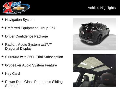 New 2026 Chevrolet Traverse Z71 w/ Driver Confidence Package AWD/4WD image 3