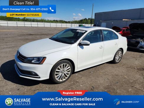Used 2016 Volkswagen Jetta SEL w/ Lighting Package image 1