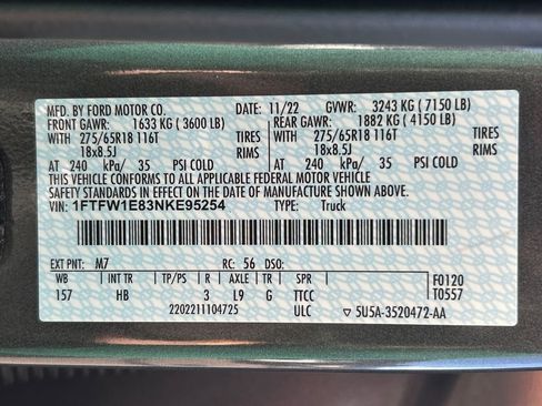 Used 2022 Ford F150 Lariat w/ Max Trailer Tow Package image 40