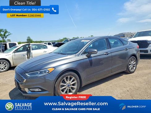 Used 2017 Ford Fusion SE w/ Fusion SE Technology Package FWD image 1