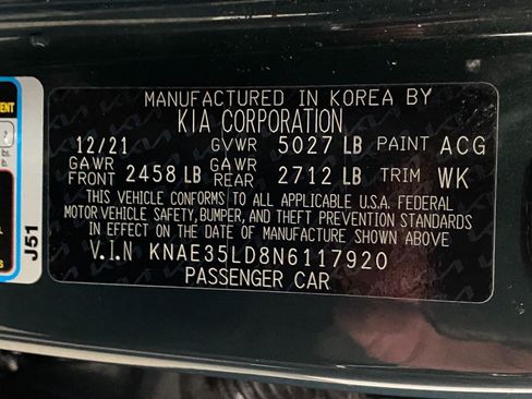 Used 2022 Kia Stinger GT-Line w/ Sun & Sound Package AWD/4WD image 35