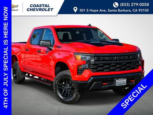 Used 2024 Chevrolet Silverado 1500 Custom Trail Boss w/ LPO, Dark Essentials Package AWD/4WD image 1