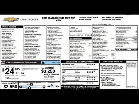 New 2025 Chevrolet Silverado 1500 RST image 3