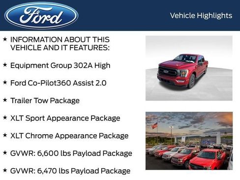 Used 2021 Ford F150 XLT w/ Equipment Group 302A High AWD/4WD image 5