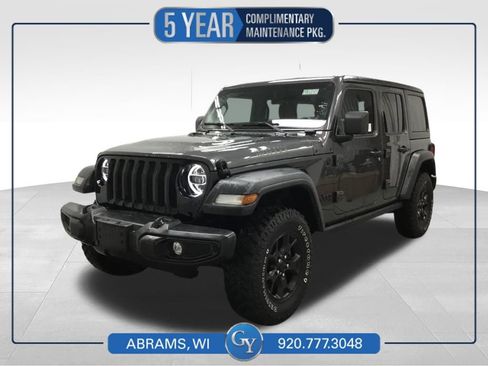 Used 2021 Jeep Wrangler Unlimited Willys image 1