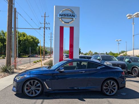 Used 2018 INFINITI Q60 Red Sport 400 w/ Sensory Package 3.0T Sport RWD image 1