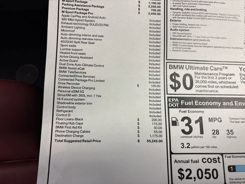 Used 2025 BMW 330i Sedan w/ M Sport Package image 38