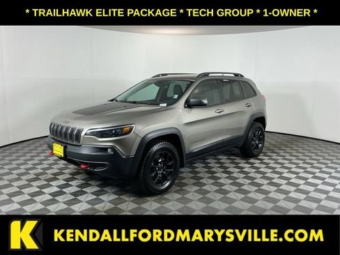 Used 2020 Jeep Cherokee Trailhawk AWD/4WD image 1