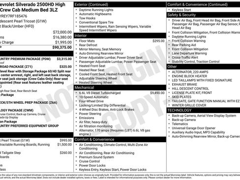 Used 2024 Chevrolet Silverado 2500 High Country w/ High Country Premium Package AWD/4WD image 35