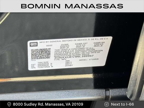 Used 2022 Chevrolet Equinox LT image 31