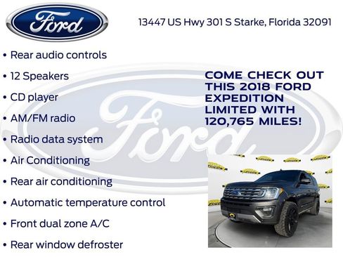 Used 2018 Ford Expedition Limited w/ Equipment Group 301A image 25