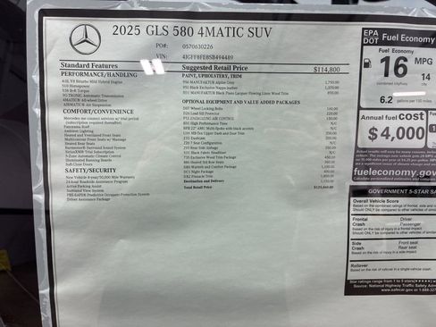 New 2025 Mercedes-Benz GLS 580 4MATIC image 27