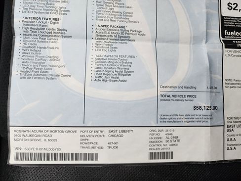 Used 2022 Acura MDX A-Spec image 59