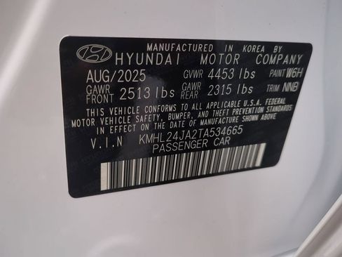 Certified 2026 Hyundai Sonata SE FWD image 29