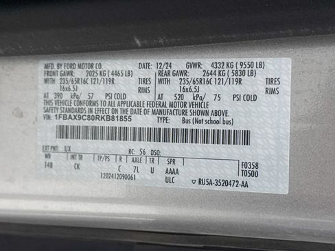 Used 2024 Ford Transit 350 XLT AWD/4WD image 28