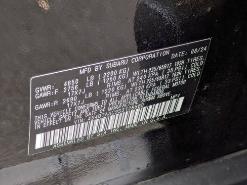 Certified 2025 Subaru Outback Wilderness AWD/4WD image 34