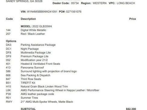 Used 2022 Mercedes-Benz GLB 35 AMG 4MATIC image 3