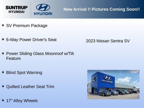 Used 2023 Nissan Sentra SV w/ SV Premium Package FWD image 3