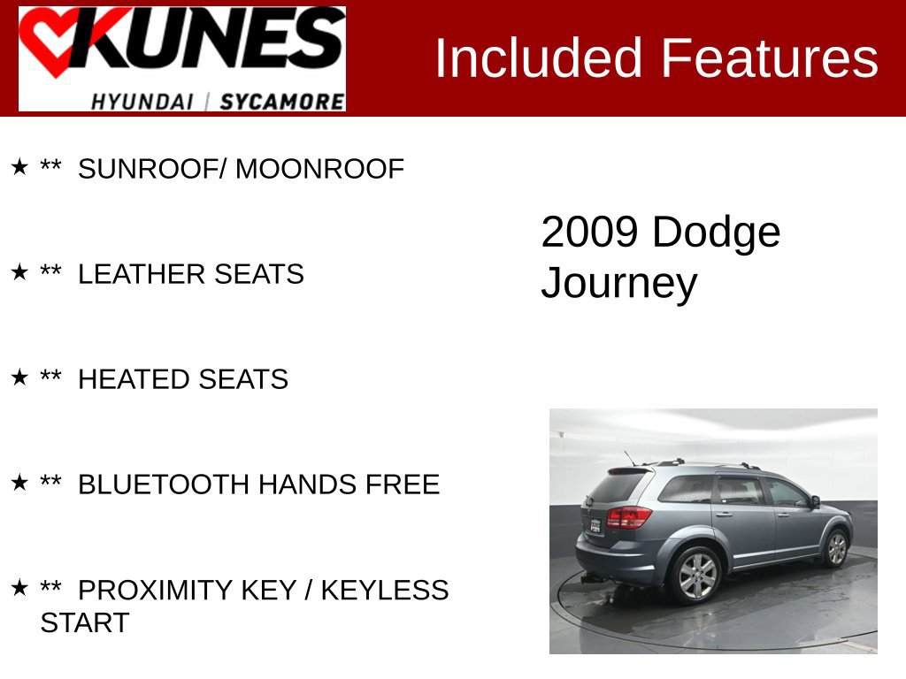 Used 2009 Dodge Journey R/T w/ Convenience Group II FWD image 2