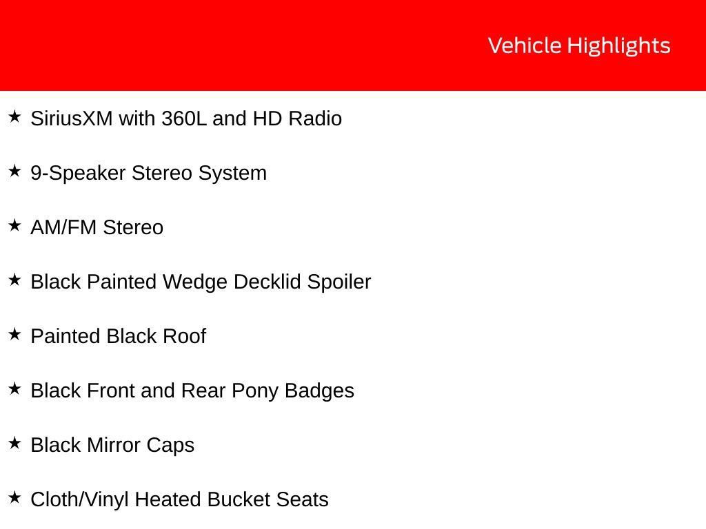 New 2026 Ford Mustang Coupe w/ Mustang Nite Pony Package RWD image 6