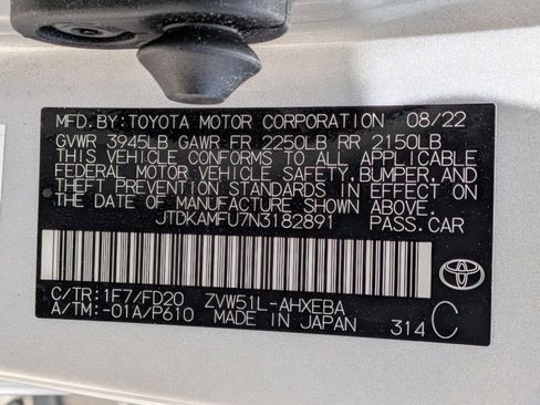 Used 2022 Toyota Prius LE image 15