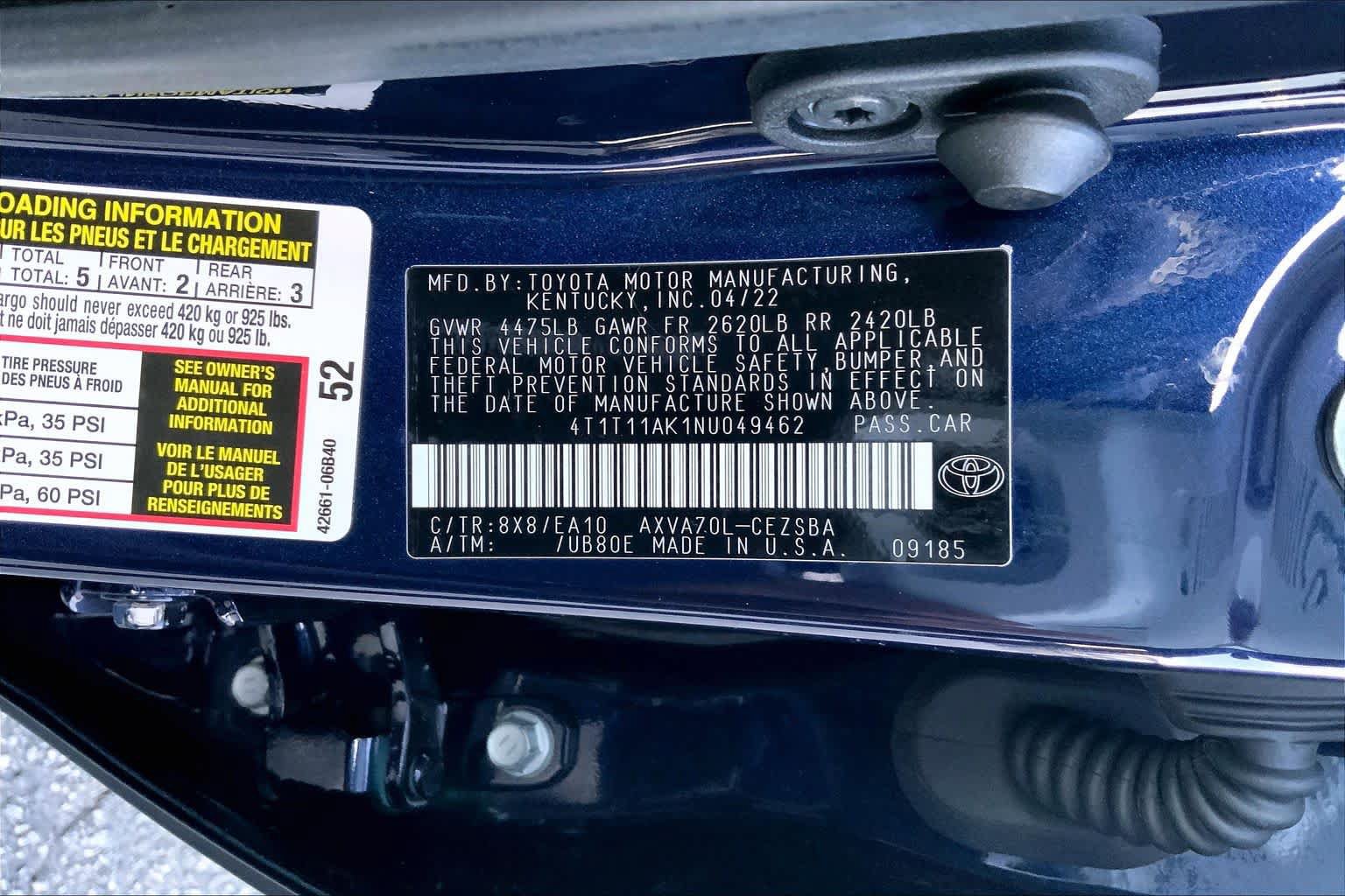 Used 2022 Toyota Camry SE w/ Convenience Package FWD image 31