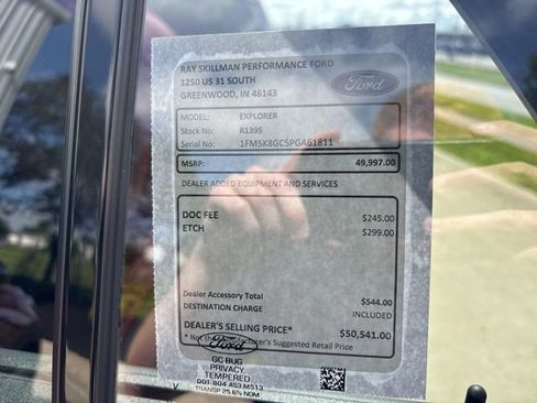 Certified 2023 Ford Explorer ST w/ Equipment Group 401A image 3