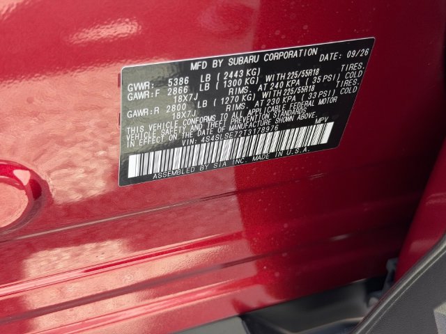 New 2026 Subaru Forester Touring AWD/4WD image 18