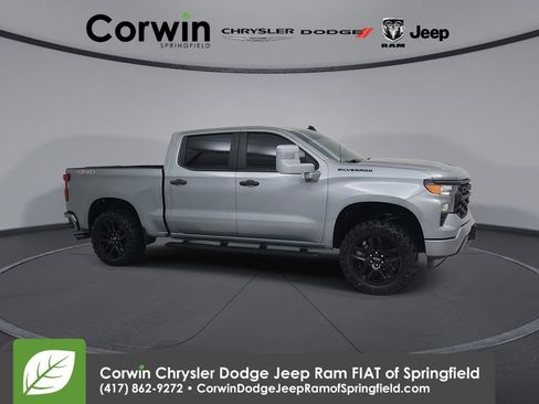 Used 2024 Chevrolet Silverado 1500 Custom w/ LPO, Dark Essentials Package image 1