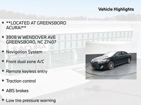 Used 2015 Toyota Avalon Limited image 5