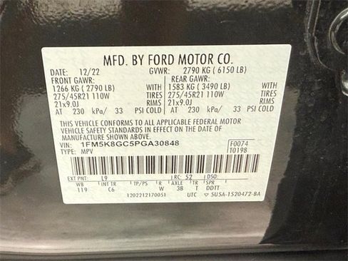 Used 2023 Ford Explorer ST w/ Equipment Group 401A image 23