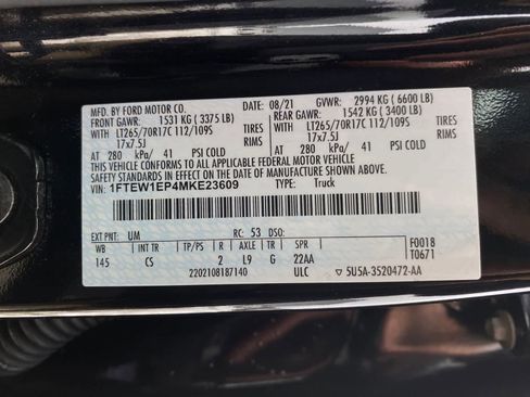 Used 2021 Ford F150 XL w/ Trailer Tow Package image 9