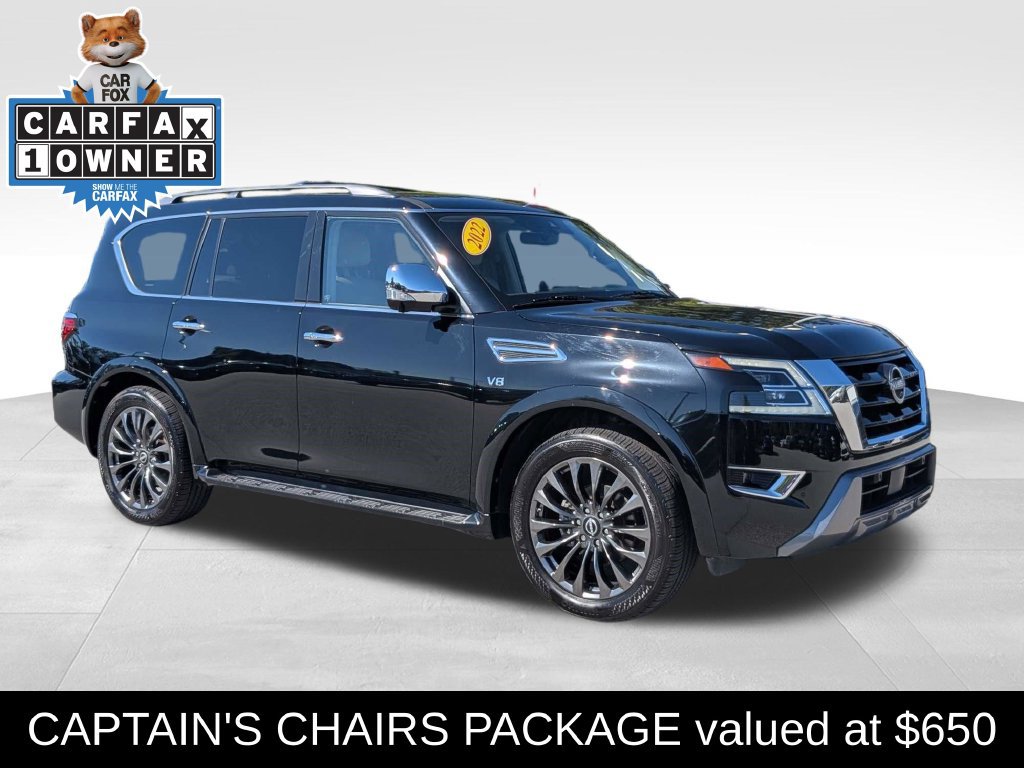 Used 2022 Nissan Armada Platinum w/ Captain's Chairs Package RWD 360° Tour