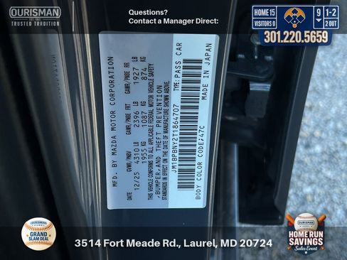 New 2026 MAZDA MAZDA3 Hatchback w/Premium Plus Pkg image 33