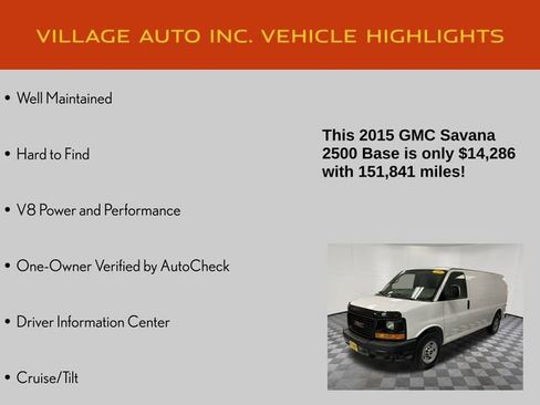 Used 2015 GMC Savana 2500 image 7