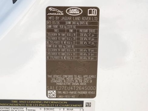 New 2026 Land Rover Defender 110 X-Dynamic SE AWD/4WD image 65