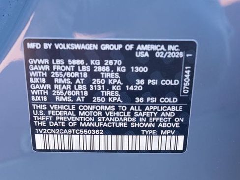 New 2026 Volkswagen Atlas Peak Edition image 10