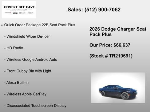 New 2026 Dodge Charger R/T Scat Pack image 30