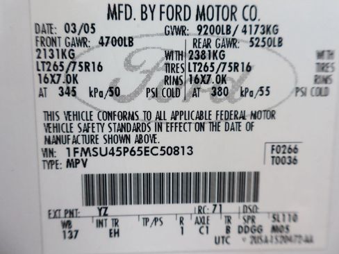 Used 2005 Ford Excursion Eddie Bauer AWD/4WD image 46