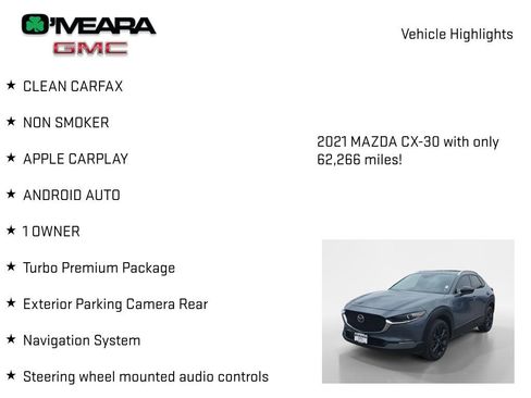 Used 2021 MAZDA CX-30 2.5 Turbo w/ Premium Package AWD/4WD image 7