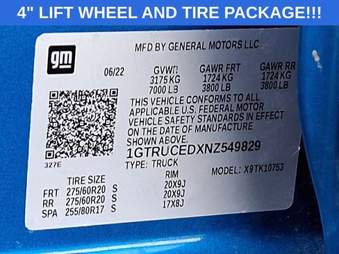 Used 2022 GMC Sierra 1500 Elevation w/ X31 Off-Road Package image 23