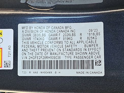 Used 2024 Honda Civic LX image 25