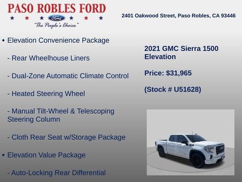 Used 2021 GMC Sierra 1500 Elevation RWD image 5