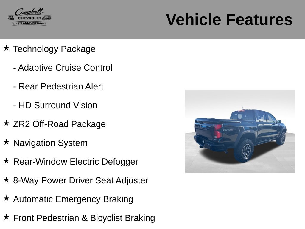 Used 2024 Chevrolet Colorado ZR2 w/ Technology Package AWD/4WD image 10