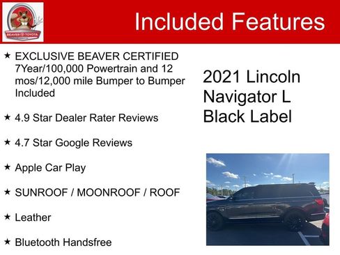 Used 2021 Lincoln Navigator L Black Label w/ Special Edition Package image 5